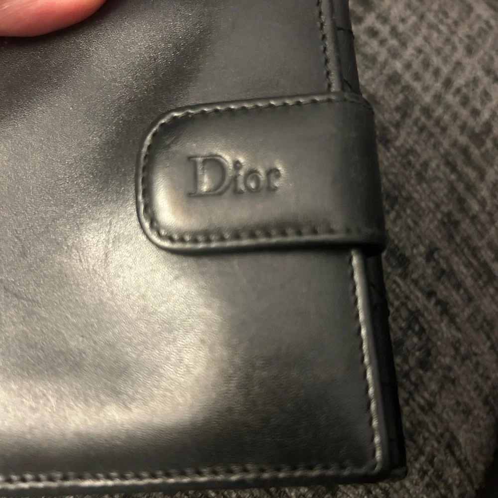 Christian Dior Cannage Leather Wallet EUC
